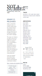 Mobile Screenshot of notanumber.net