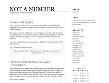 Tablet Screenshot of notanumber.net